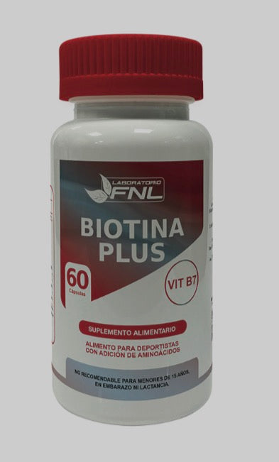 Biotina Plus 60 Cápsulas - 2 meses