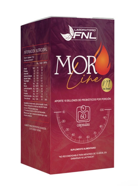 Moro line quemador de grasa natural- 60 capsulas (1 mes)